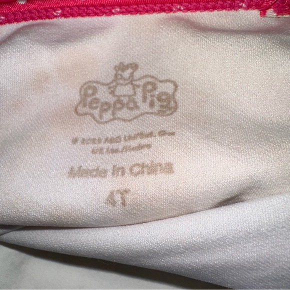 Little girls 4T Peppa Pig one piece swimsuit 
Very cute in good condition - Picture 3 of 3